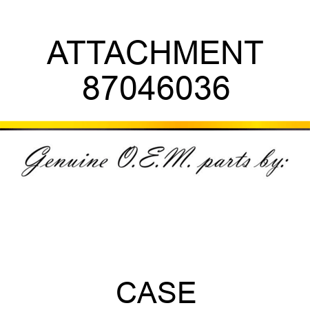 ATTACHMENT 87046036