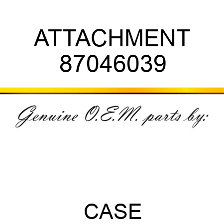 ATTACHMENT 87046039