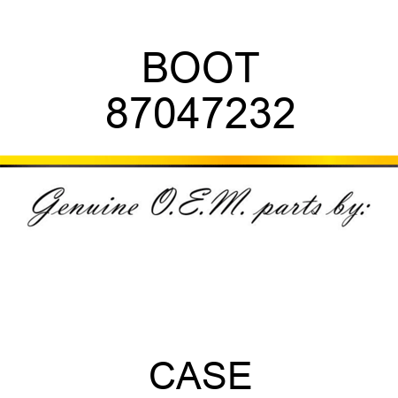 BOOT 87047232