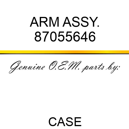 ARM ASSY. 87055646