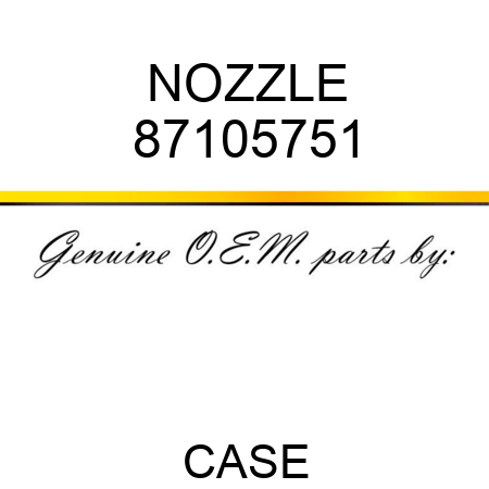NOZZLE 87105751