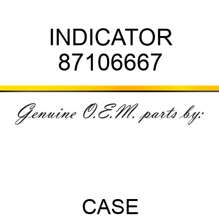 INDICATOR 87106667