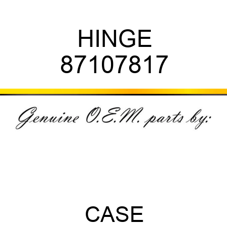 HINGE 87107817