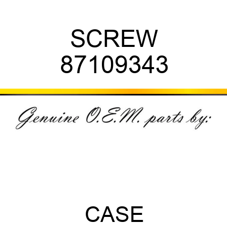 SCREW 87109343