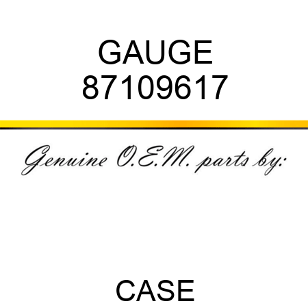 GAUGE 87109617