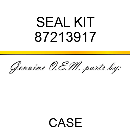 SEAL KIT 87213917