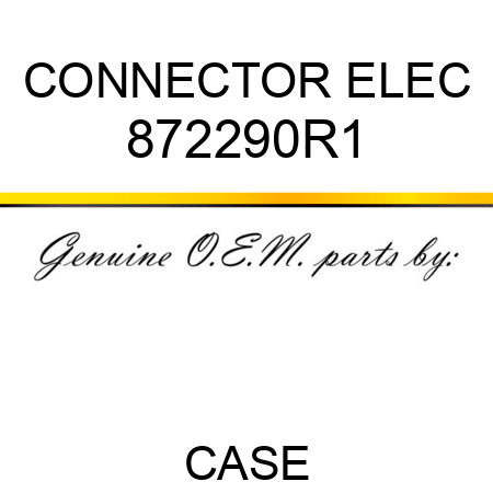 CONNECTOR, ELEC 872290R1