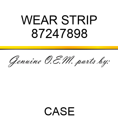 WEAR STRIP 87247898