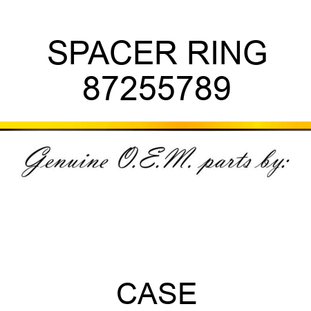 SPACER, RING 87255789