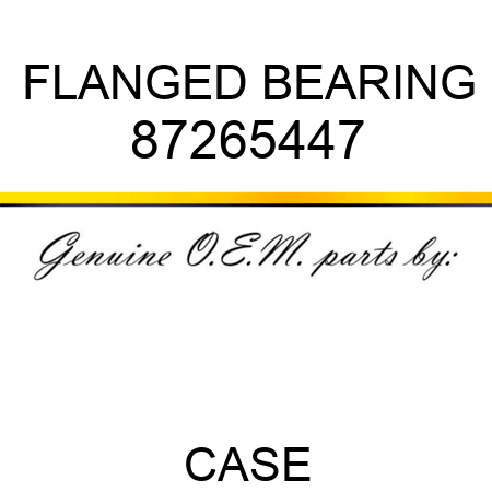 FLANGED BEARING 87265447