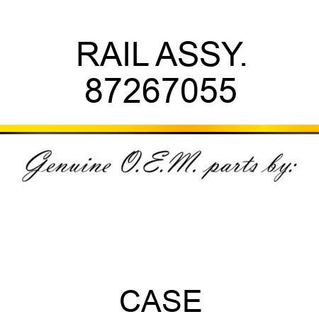 RAIL ASSY. 87267055
