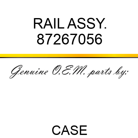 RAIL ASSY. 87267056