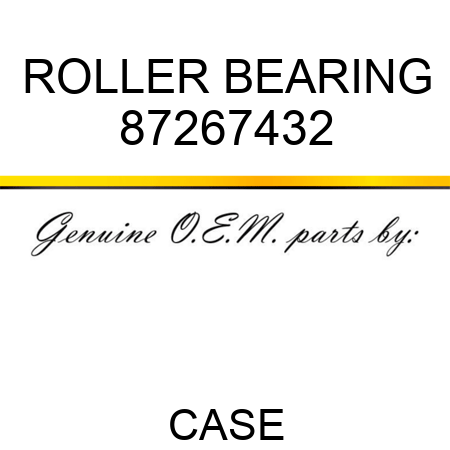 ROLLER BEARING 87267432