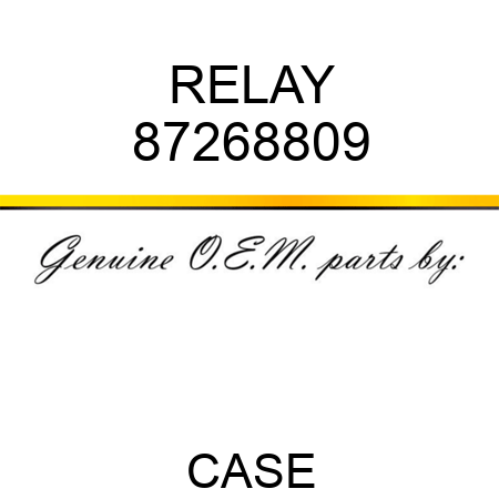RELAY 87268809