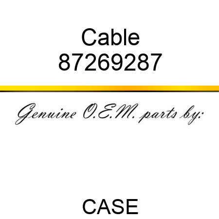 Cable 87269287
