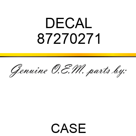 DECAL 87270271