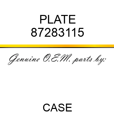 PLATE 87283115