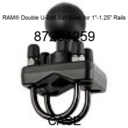 RAM® Double U-Bolt Ball Base for 1"-1.25" Rails 87284259