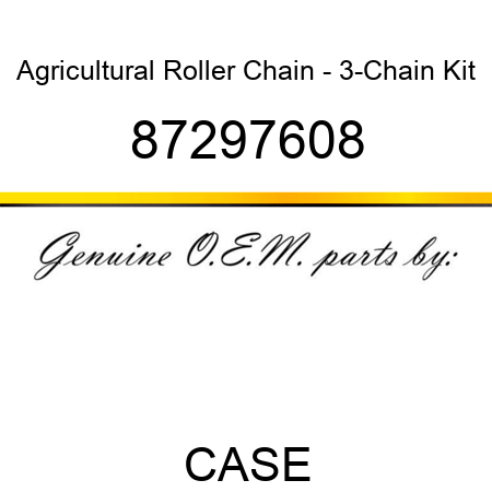 Agricultural Roller Chain - 3-Chain Kit 87297608
