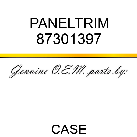 PANEL,TRIM 87301397