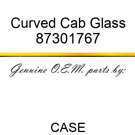 Curved Cab Glass 87301767