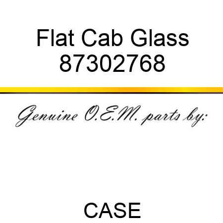 Flat Cab Glass 87302768