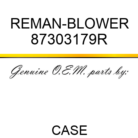 REMAN-BLOWER 87303179R