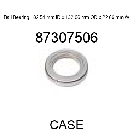 Ball Bearing - 82.54 mm ID x 132.06 mm OD x 22.86 mm W 87307506