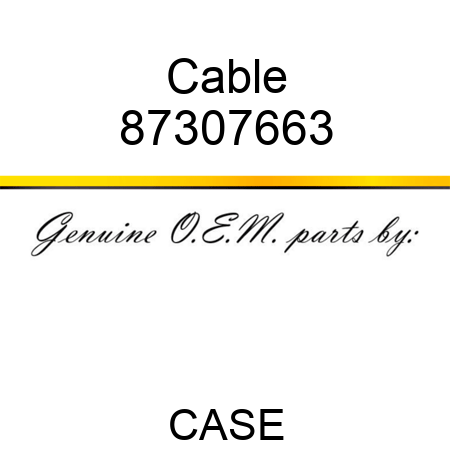 Cable 87307663