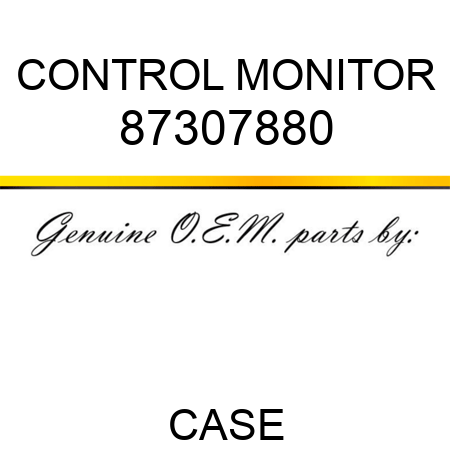 CONTROL MONITOR 87307880