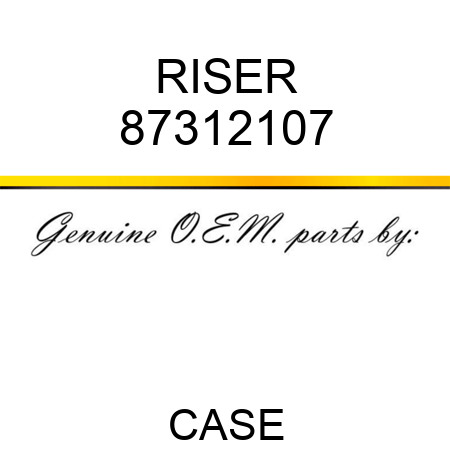 RISER 87312107