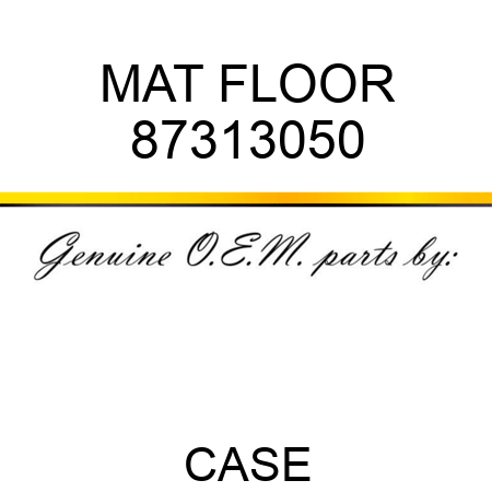 MAT, FLOOR 87313050