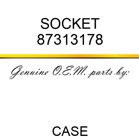 SOCKET 87313178