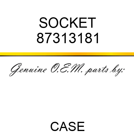 SOCKET 87313181