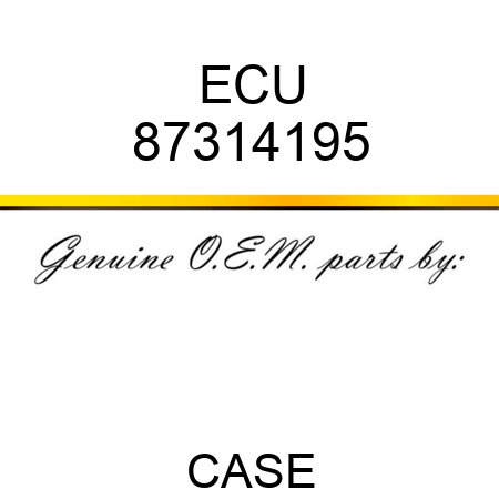 ECU 87314195