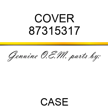 COVER 87315317