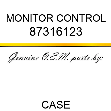MONITOR, CONTROL 87316123