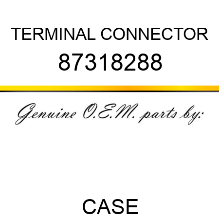 TERMINAL CONNECTOR 87318288