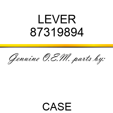 LEVER 87319894