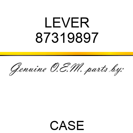 LEVER 87319897