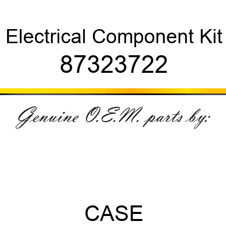 Electrical Component Kit 87323722