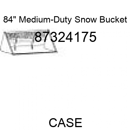 84" Medium-Duty Snow Bucket 87324175