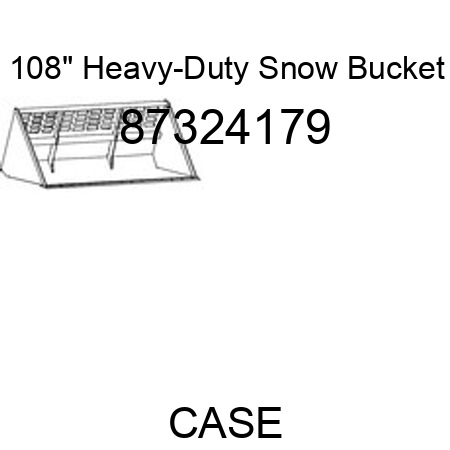 108" Heavy-Duty Snow Bucket 87324179