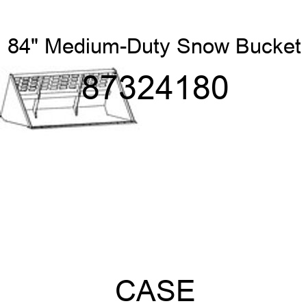 84" Medium-Duty Snow Bucket 87324180