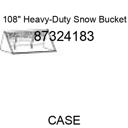 108" Heavy-Duty Snow Bucket 87324183