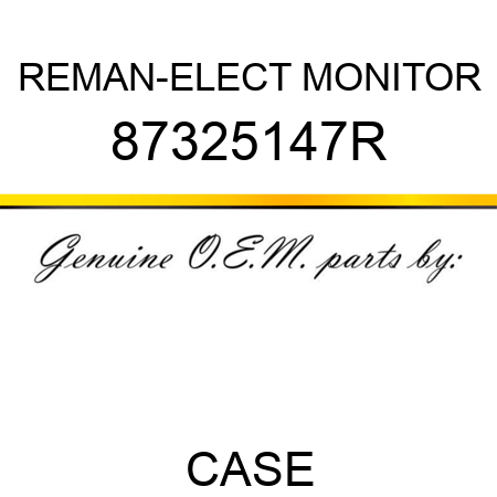 REMAN-ELECT MONITOR 87325147R