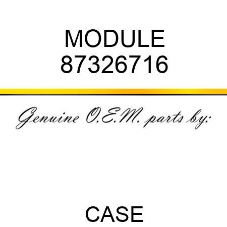 MODULE 87326716