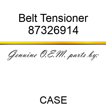 Belt Tensioner 87326914