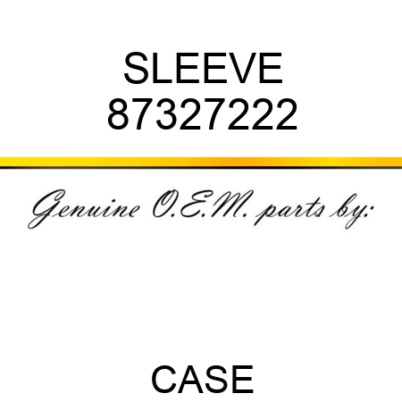 SLEEVE 87327222