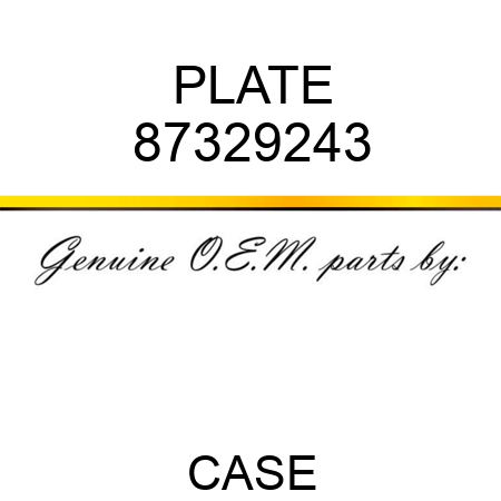 PLATE 87329243